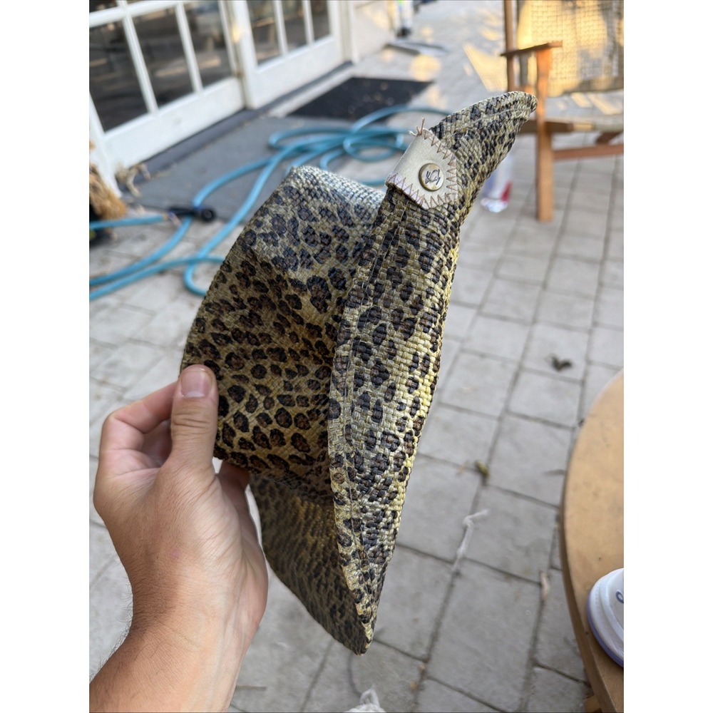 Peter Grimm Rowdy Cheetah Cowboy Straw Hat